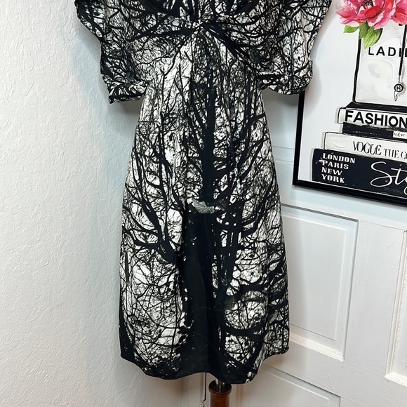 Nicola Finetti BNW V-Neck Dress Size 8 - Picture 4 of 7